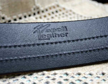 Load image into Gallery viewer, Natural Leather Bracelet Vintage Wide Stitched Black - sunnybeachjewelry