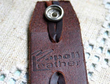 Load image into Gallery viewer, Natural Leather Bracelet Wide Laced Brown - sunnybeachjewelry