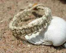 Load image into Gallery viewer, Surfer Hemp Bracelet Phatty Flat - sunnybeachjewelry