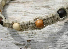 Load image into Gallery viewer, Surfer Phatty Thick Hemp Necklace Round Beads - sunnybeachjewelry