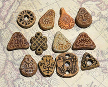 Load image into Gallery viewer, Surfer Phatty Thick Hemp Necklace Tribal Ceramic Pendant - sunnybeachjewelry