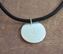 Load image into Gallery viewer, Taurus Zodiac Sign Leather Necklace Astrology Gift - sunnybeachjewelry