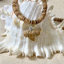 Load image into Gallery viewer, Shark Spirit Necklace – Puka Shell &amp; Shark Tooth Tribal Jewelry, Custom Long Men's Unisex Necklace (Copy)
