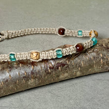 Load image into Gallery viewer, Handmade Flat Hemp Necklace | Coastal Boho Style
