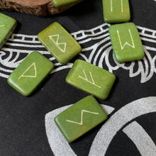 Load image into Gallery viewer, Viking Rune Set – Elder Futhark Runes for Norse Divination &amp; Pagan Gifts
