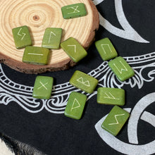 Load image into Gallery viewer, Viking Rune Set – Elder Futhark Runes for Norse Divination &amp; Pagan Gifts
