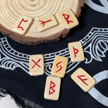 Load image into Gallery viewer, Viking Rune Set, Elder Futhark Runes, Pocket Rune Set, Norse, Pagan, Divination
