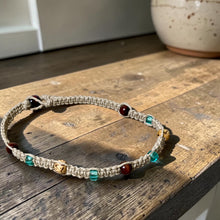 Load image into Gallery viewer, Handmade Flat Hemp Necklace | Coastal Boho Style
