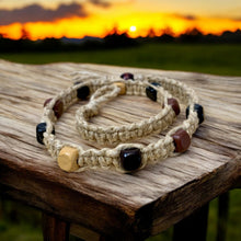 Load image into Gallery viewer, Wide Hemp Necklace – Handcrafted Earthy Accessory
