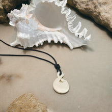 Load image into Gallery viewer, Maori Tribal Style Hand Carved Bone &#39;HEI-MATAU&#39; Fish Hook SAFE JOURNEY Necklace Twist
