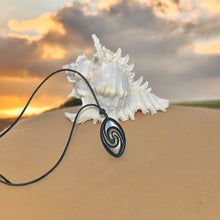 Load image into Gallery viewer, Maori Tribal Style Hand Carved Bone &#39;HEI-MATAU&#39; Fish Hook SAFE JOURNEY Necklace Twist
