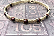 Load image into Gallery viewer, Surfer Phatty Thick Hemp Necklace Round Beads
