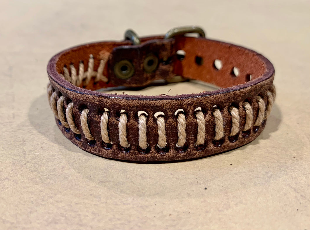Men’s Leather Wrap Bracelet Cuff, Wrist Band, Husbands Gift