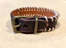 Load image into Gallery viewer, Men’s Leather Wrap Bracelet Cuff, Wrist Band, Boyfriends Gift
