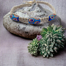 Load image into Gallery viewer, African Trade Beads Thick Hemp Necklace
