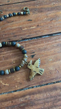 Load and play video in Gallery viewer, Thunderbird Warrior Necklace | Primitive Handcrafter Necklace| Tribal Style
