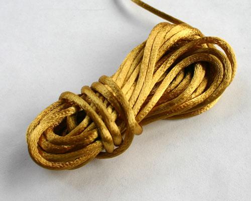 1.5mm Satin Cord Antiqued Gold - sunnybeachjewelry