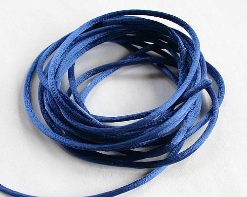 1.5mm Satin Cord Royal Blue - sunnybeachjewelry