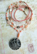 Load image into Gallery viewer, Bohemian Pink Treasure Necklace
