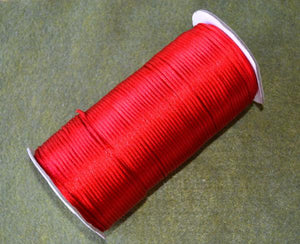 2mm Satin Cord Red - sunnybeachjewelry