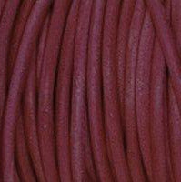 Leather Cord Natural Cyclaman Round 1mm 1.5mm 2mm 3mm - 1 meter