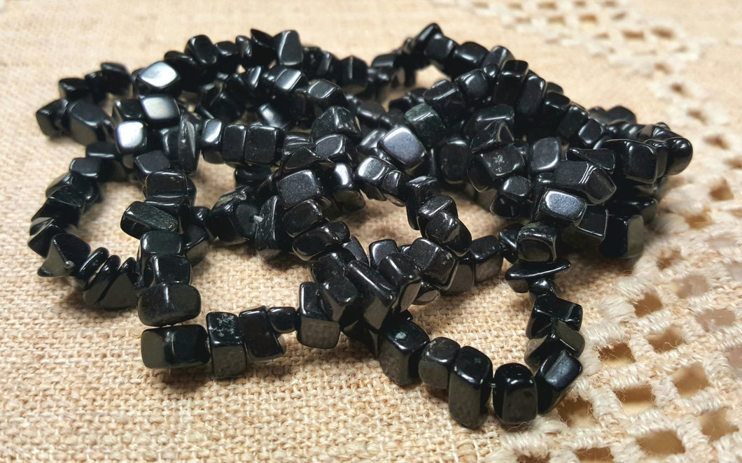 Blackstone Natural Gemstone Beads Medium Chips - sunnybeachjewelry