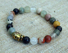 Load image into Gallery viewer, Buddha Yoga Bracelet Energy Power Gemstone Mix - sunnybeachjewelry

