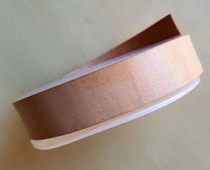 Flat Leather Strap Natural 20mm  - 32 in - sunnybeachjewelry