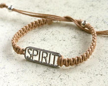 Load image into Gallery viewer, Friendship Bracelet Spirit On Cotton Cord - sunnybeachjewelry
