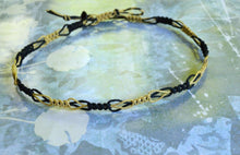 Load image into Gallery viewer, Hemp Necklace Two Colors Black Yellow Beach Jewelry - sunnybeachjewelry
