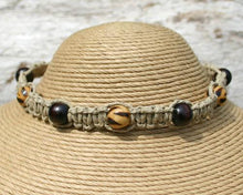 Load image into Gallery viewer, Hemp Necklace With Wooden Beads - sunnybeachjewelry
