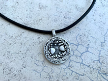 Load image into Gallery viewer, Leather Necklace With Pewter Tree of Life
