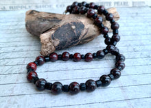 Load image into Gallery viewer, Brecciated Jasper Necklace Real Stone Mens Primitive Jewelry, Men&#39;s Tribal Necklace, Rustic Choker for Men
