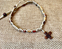 Load image into Gallery viewer, Primitive Thick Hemp Necklace With Wooden Cross
