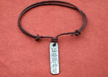 Load image into Gallery viewer, Leather Necklace With Chinese Coin Pendant - sunnybeachjewelry

