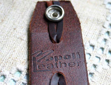 Load image into Gallery viewer, Natural Leather Bracelet Wide Laced Brown - sunnybeachjewelry
