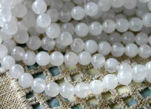 Load image into Gallery viewer, Snow Quartz Natural Gemstone Beads Round 4mm 6mm 8mm 16 Inches Strand - sunnybeachjewelry

