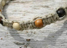 Load image into Gallery viewer, Surfer Phatty Thick Hemp Necklace Round Beads - sunnybeachjewelry
