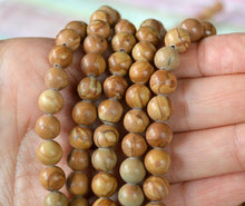 Load image into Gallery viewer, Tigerskin Jasper Natural Gemstone Beads Round 4mm 6mm 8mm 16 Inches Strand - sunnybeachjewelry
